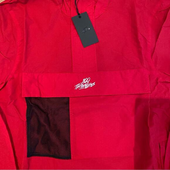 100 Thieves Foundations Anorak in Red - Picture 5 of 10